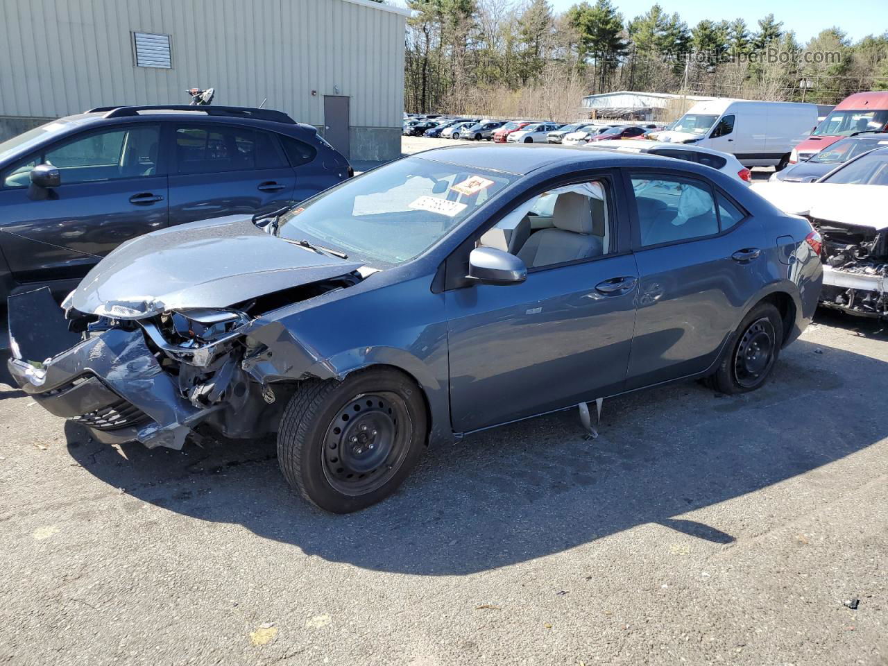 2014 Toyota Corolla L Charcoal vin: 2T1BURHEXEC183194