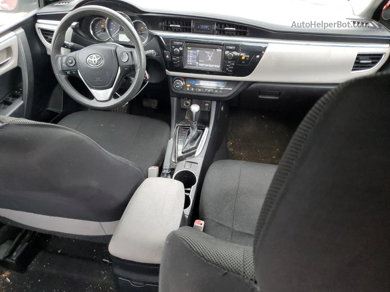 2014 Toyota Corolla L Красный vin: 2T1BURHEXEC206943