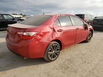 2015 Toyota Corolla L Red vin: 2T1BURHEXFC230838