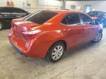 2015 Toyota Corolla L Red vin: 2T1BURHEXFC265444