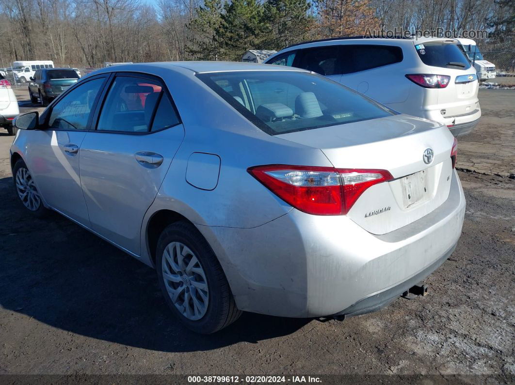 2015 Toyota Corolla Le Silver vin: 2T1BURHEXFC290182