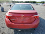 2015 Toyota Corolla L Red vin: 2T1BURHEXFC299917