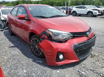 2015 Toyota Corolla L Красный vin: 2T1BURHEXFC299917