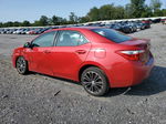 2015 Toyota Corolla L Red vin: 2T1BURHEXFC299917