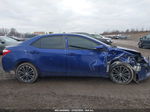 2015 Toyota Corolla S Plus Blue vin: 2T1BURHEXFC319387