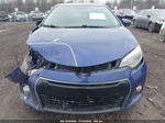 2015 Toyota Corolla S Plus Blue vin: 2T1BURHEXFC319387