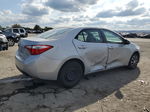 2015 Toyota Corolla L Silver vin: 2T1BURHEXFC322371