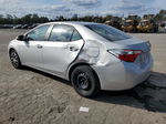 2015 Toyota Corolla L Silver vin: 2T1BURHEXFC322371