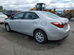 2015 Toyota Corolla L Silver vin: 2T1BURHEXFC334326