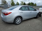 2015 Toyota Corolla L Silver vin: 2T1BURHEXFC334326