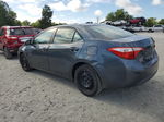 2015 Toyota Corolla L Blue vin: 2T1BURHEXFC336108