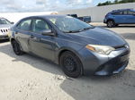 2015 Toyota Corolla L Blue vin: 2T1BURHEXFC336108