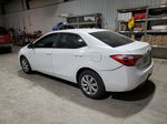 2015 Toyota Corolla L White vin: 2T1BURHEXFC341647