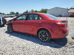 2015 Toyota Corolla L Red vin: 2T1BURHEXFC342555