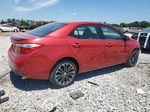 2015 Toyota Corolla L Red vin: 2T1BURHEXFC342555