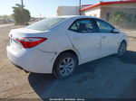 2015 Toyota Corolla Le White vin: 2T1BURHEXFC358285