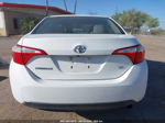 2015 Toyota Corolla Le White vin: 2T1BURHEXFC358285