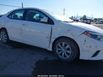 2015 Toyota Corolla Le White vin: 2T1BURHEXFC358285