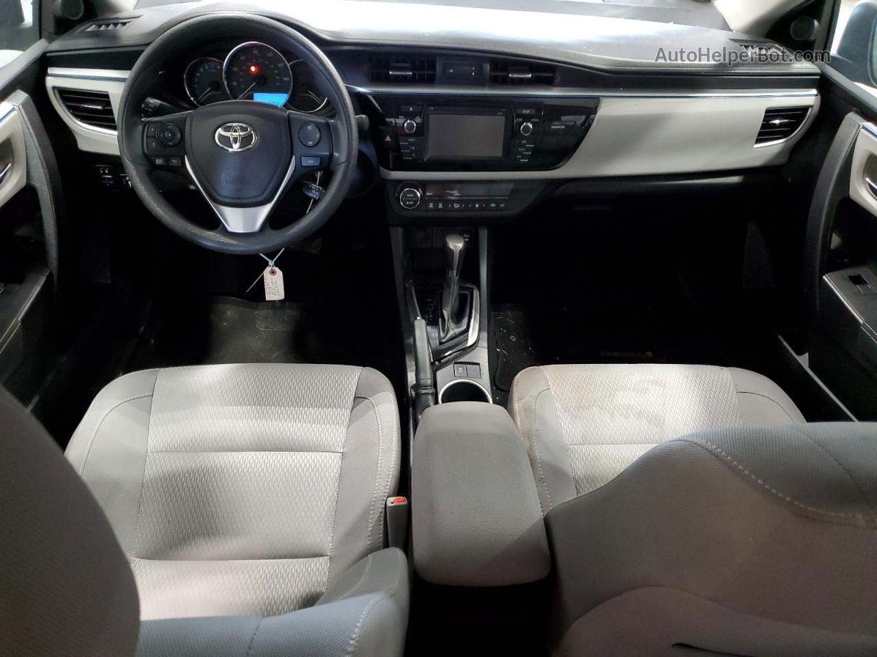 2015 Toyota Corolla L Черный vin: 2T1BURHEXFC365530