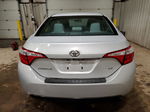 2015 Toyota Corolla L Silver vin: 2T1BURHEXFC374101