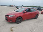 2015 Toyota Corolla L Red vin: 2T1BURHEXFC382456