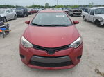 2015 Toyota Corolla L Red vin: 2T1BURHEXFC382456