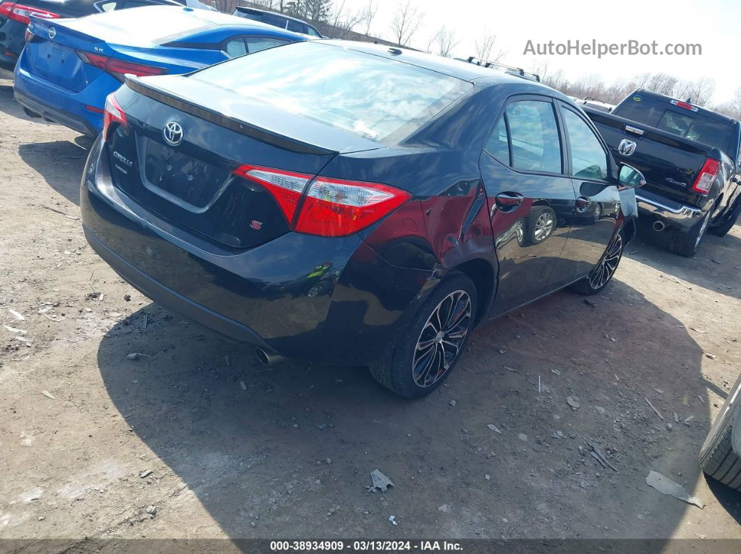 2015 Toyota Corolla S Premium Black vin: 2T1BURHEXFC391500