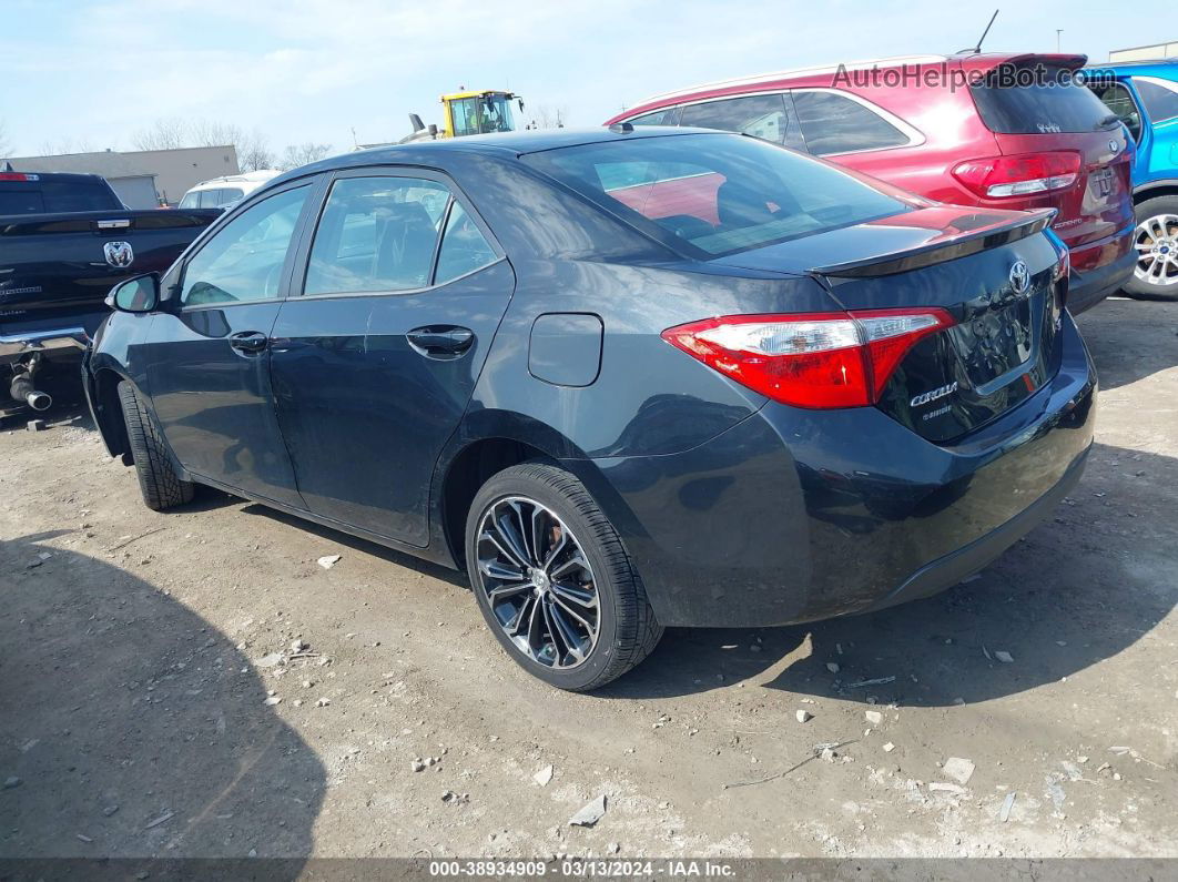 2015 Toyota Corolla S Premium Black vin: 2T1BURHEXFC391500