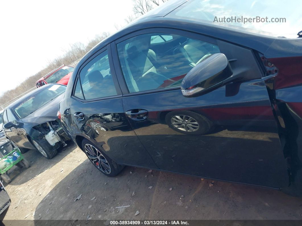 2015 Toyota Corolla S Premium Black vin: 2T1BURHEXFC391500