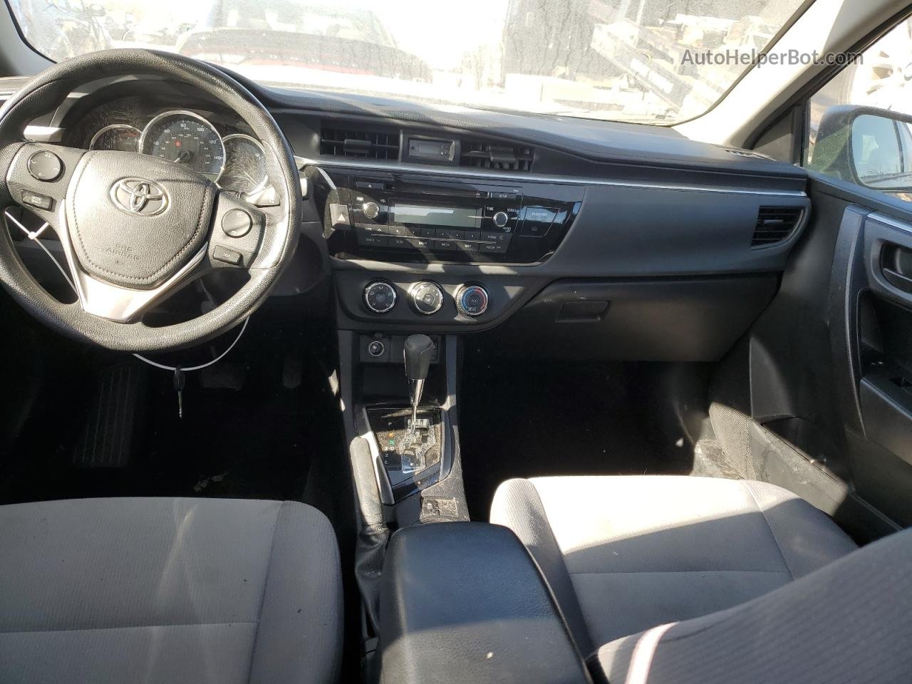 2015 Toyota Corolla L Серый vin: 2T1BURHEXFC405234