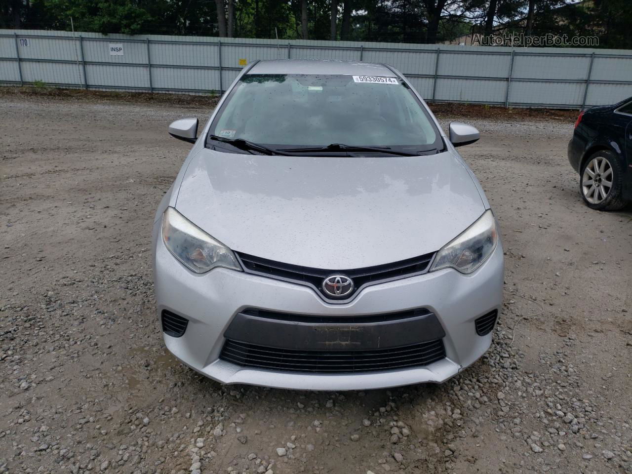 2015 Toyota Corolla L Серебряный vin: 2T1BURHEXFC417402