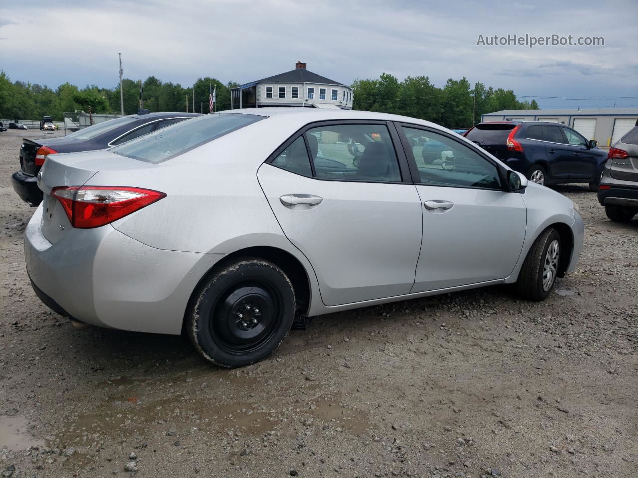 2015 Toyota Corolla L Silver vin: 2T1BURHEXFC417402