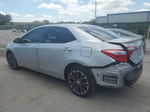 2015 Toyota Corolla L Silver vin: 2T1BURHEXFC447547