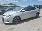 2015 Toyota Corolla L Silver vin: 2T1BURHEXFC447547