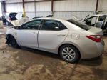 2015 Toyota Corolla L Silver vin: 2T1BURHEXFC454417