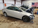 2015 Toyota Corolla L Silver vin: 2T1BURHEXFC454417