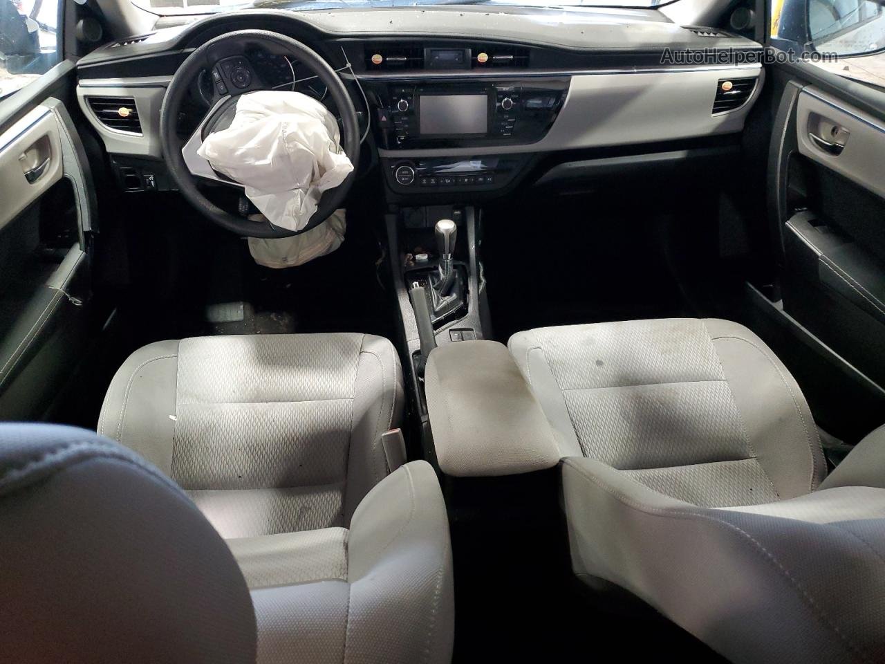 2015 Toyota Corolla L Silver vin: 2T1BURHEXFC454417