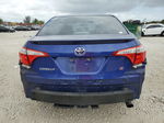 2015 Toyota Corolla L Blue vin: 2T1BURHEXFC459245