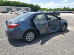 2015 Toyota Corolla L Blue vin: 2T1BURHEXFC460847