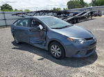 2015 Toyota Corolla L Blue vin: 2T1BURHEXFC460847