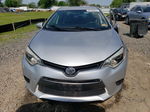 2016 Toyota Corolla L Silver vin: 2T1BURHEXGC485202