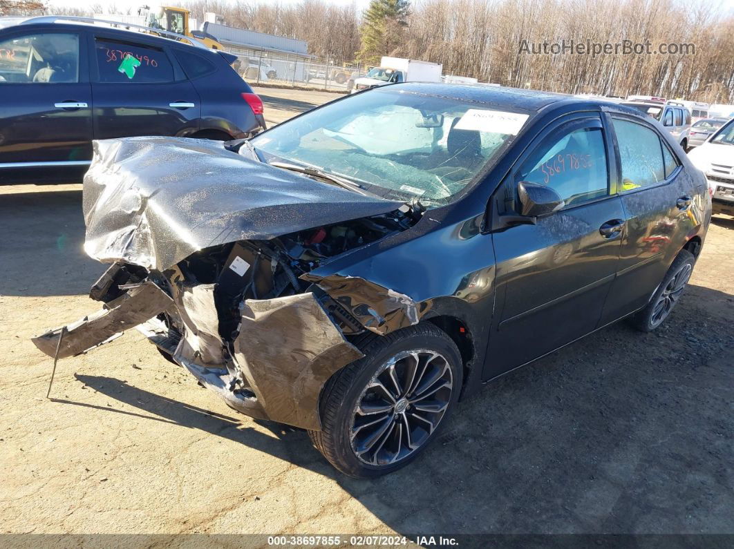 2016 Toyota Corolla S Plus Black vin: 2T1BURHEXGC524502