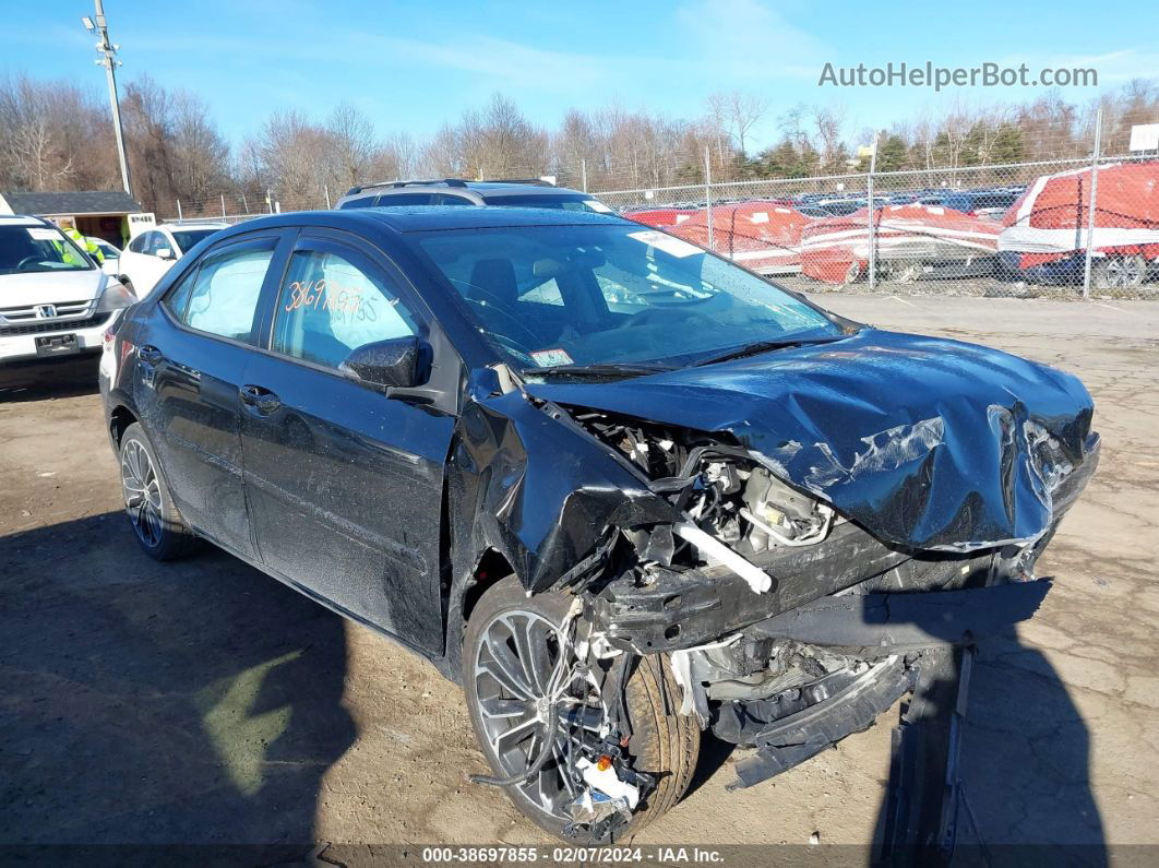 2016 Toyota Corolla S Plus Black vin: 2T1BURHEXGC524502