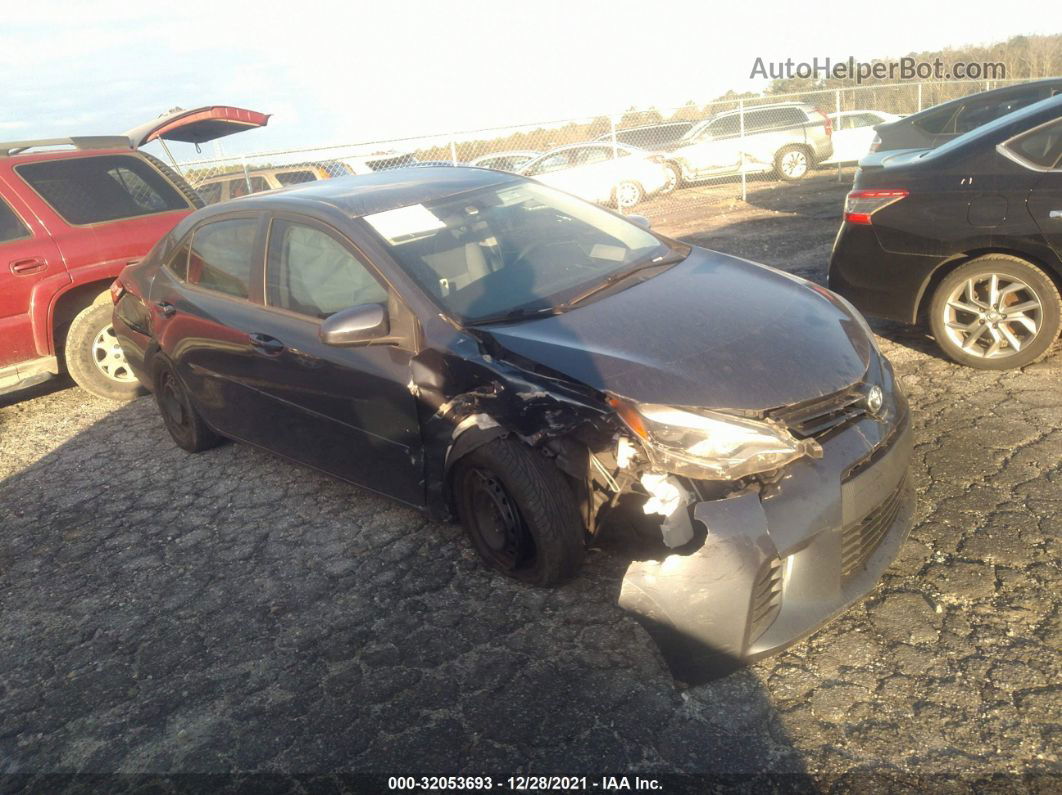 2016 Toyota Corolla L/le/s/s Plus/le Plus Gray vin: 2T1BURHEXGC548864