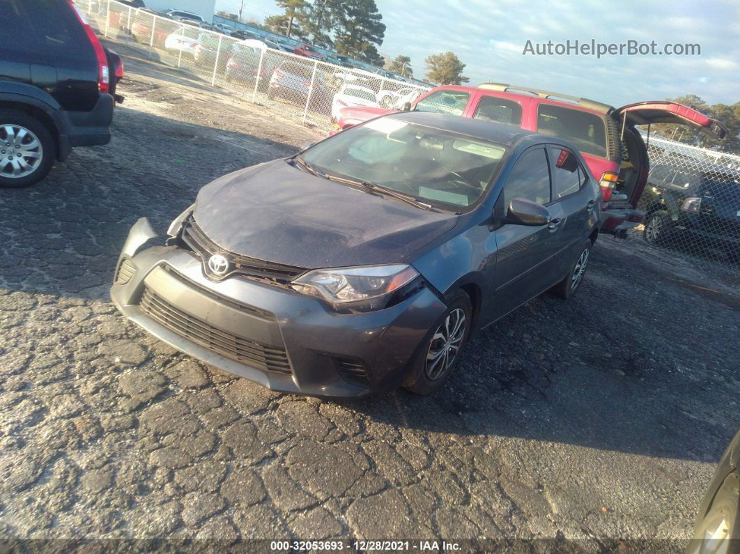 2016 Toyota Corolla L/le/s/s Plus/le Plus Gray vin: 2T1BURHEXGC548864