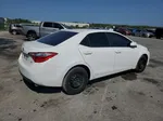 2016 Toyota Corolla L White vin: 2T1BURHEXGC555457