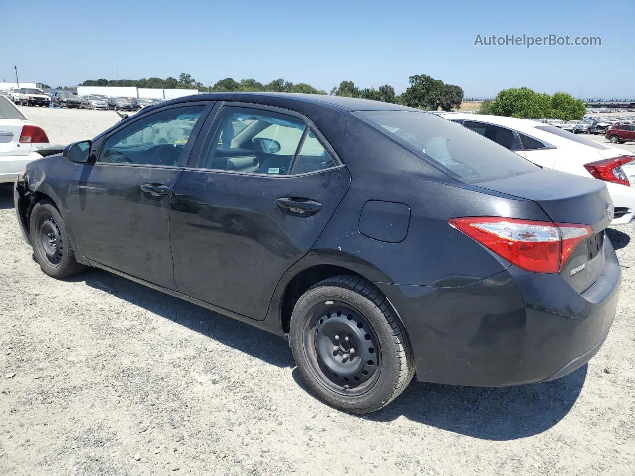 2016 Toyota Corolla L White vin: 2T1BURHEXGC586921