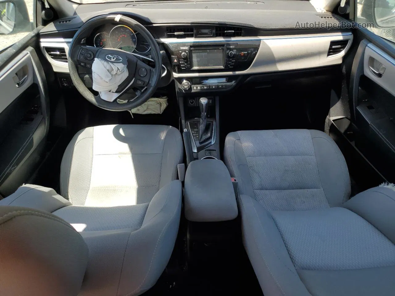 2016 Toyota Corolla L Белый vin: 2T1BURHEXGC586921