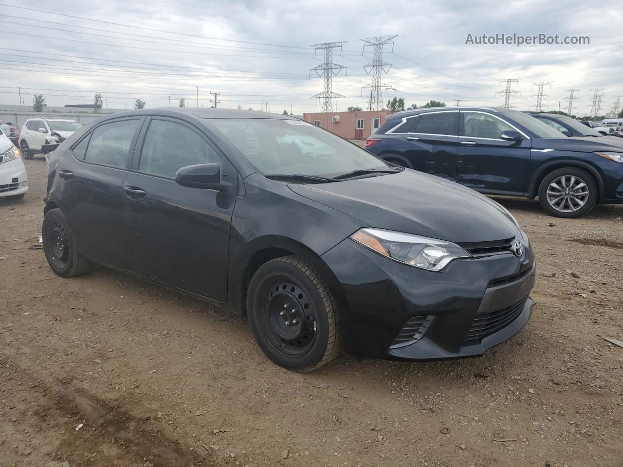 2016 Toyota Corolla L Gray vin: 2T1BURHEXGC593223