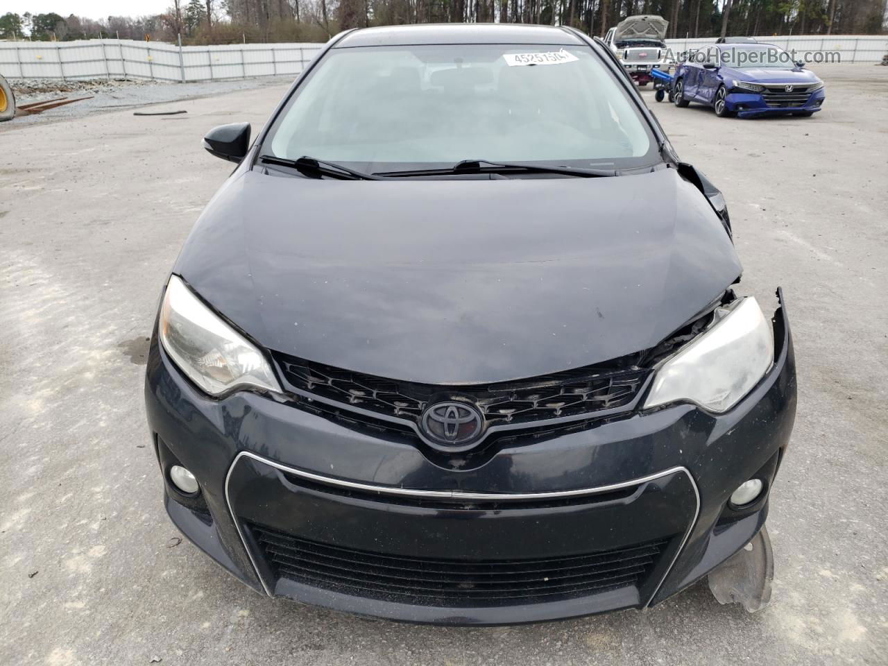 2016 Toyota Corolla L Black vin: 2T1BURHEXGC691751